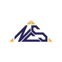 Diseño creativo del logotipo de la letra ncs con gráfico vectorial, logotipo simple y moderno de ncs. vector