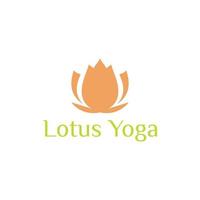 Modern lotus logo design template vector