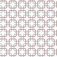 Seamless geometric pattern with round corner squares. Retro shapes and colours, design for wrapping paper, holiday greetings, scrapbooking, winter, Christmas and New Year celebration. vector