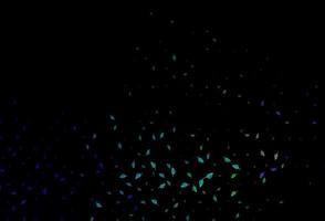 Dark Multicolor, Rainbow vector hand painted pattern.