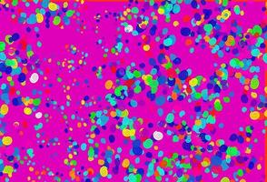 Light Multicolor, Rainbow vector template with bubble shapes.