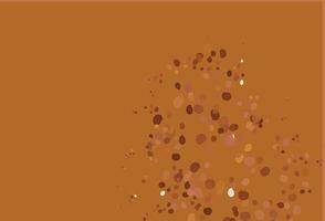 Light Orange vector template with liquid shapes.