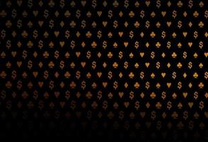 Dark orange vector layout with elements of cards.