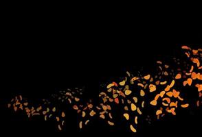 Dark Orange vector background with abstract forms.