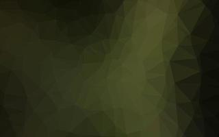 Dark Green vector shining triangular template.