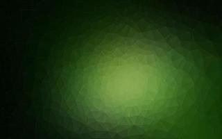Dark Green vector low poly texture.