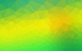 patrón de mosaico abstracto de vector verde claro, amarillo.