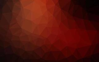 Dark Red vector abstract mosaic backdrop.