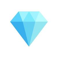 arte de diseño plano de vector de diamante