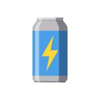 Energy drink cans flat design art vector