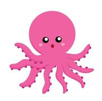 Animal Underwater Octopus Illustration Vector Clipart