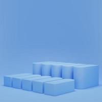 3d rendering display product abstract minimal scene with geometric podium platform. stand for cosmetic products. Stage showcase on pedestal 3d studio. photo
