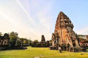 Ancient Buddhist temple in East Asia photo