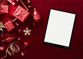 Black Christmas Interior frame mockup photo