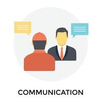 Trendy Communication Concepts vector