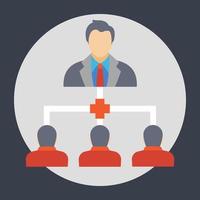Trendy Business Meeting vector