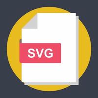 Trendy SVG File Concepts vector