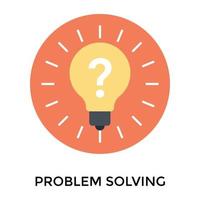 Trendy Problem Solving vector