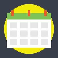 Trendy Calendar Concepts vector