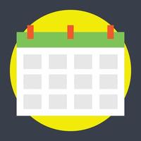 Trendy Calendar Concepts vector