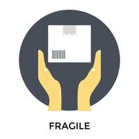 Trendy Fragile Concepts vector