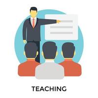 Trendy Teaching Concepts vector