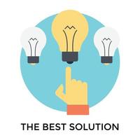 The Best Solution vector