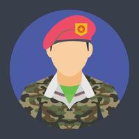 Trendy Soldier Concepts vector