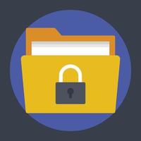 Trendy Password Protected vector