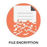 Trendy Encryption Concepts vector