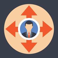 Trendy Multitasking Concepts vector