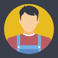 Man With Apron vector