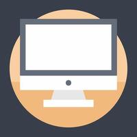 Trendy Monitor Concepts vector