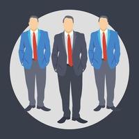 Trendy Businessmen Concepts vector