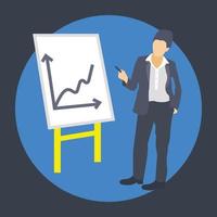 Trendy Business Analytics vector