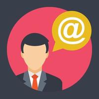 Trendy Email Sender vector