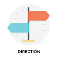 Trendy Direction Boards vector