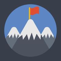 Trendy Milestone Concepts vector