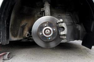 Close up disk Brake car photo