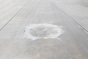 Repair damaged concrete road surfaces photo