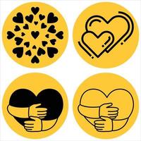 Love symbol collections vector