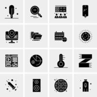 16 Business Universal Icons Vector Creative Icon Illustration to use in web and Mobile Related project