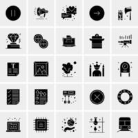 25 Universal Business Icons Vector Creative Icon Illustration to use in web and Mobile Related project