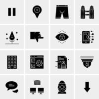 16 Business Universal Icons Vector Creative Icon Illustration to use in web and Mobile Related project