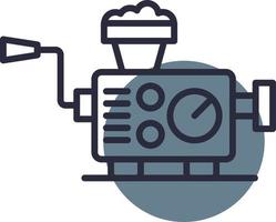 Meat Grinder Creative Icon Design vector