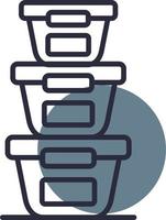 Container Creative Icon Design vector