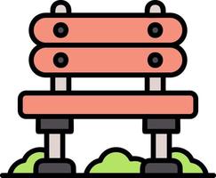 Bench Creative Icon Design vector