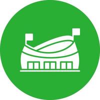 diseño de icono creativo de estadio vector