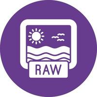 Raw Creative Icon Design vector