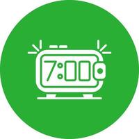 Alarm Clock Creative Icon Design vector
